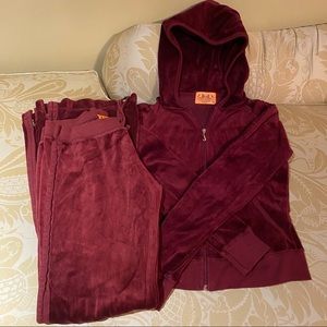 Juicy Couture Velour Tracksuit set Size S